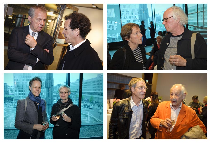 Mingel på Kulturhuset. Ulf Stark, Lennart Hellsing och andra gäster Mingel på Kulturhuset. Ulf Stark, Lennart Hellsing och andra gäster