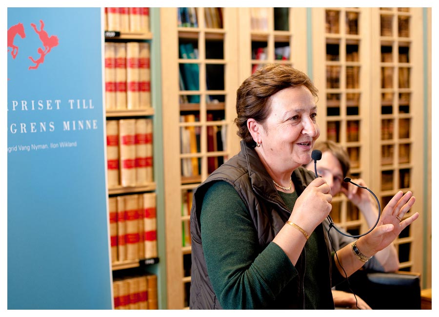 Pressbilder från föreläsning av Tamerinstitutet tillsammans med Litteraturpriset till Astrid Lindgrens Minne. Foto Stefan Tell Pressbilder från föreläsning av Tamerinstitutet tillsammans med Litteraturpriset till Astrid Lindgrens Minne. Foto Stefan Tell