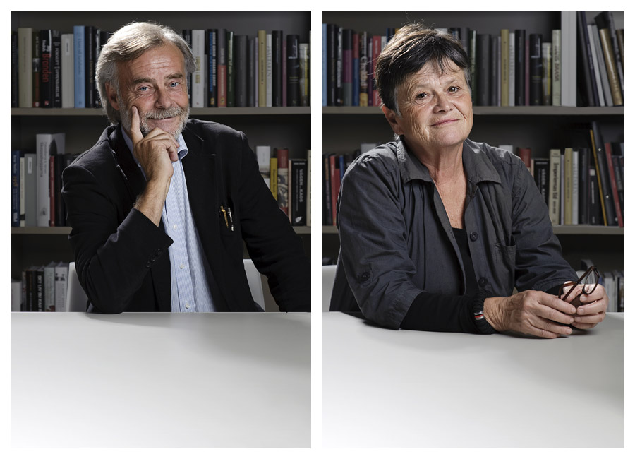 Porträttfotografering av medlemmar i ALMA-juryn. Stefan Casta &amp; Ulla Rhedin. Fotograf Stefan Tell