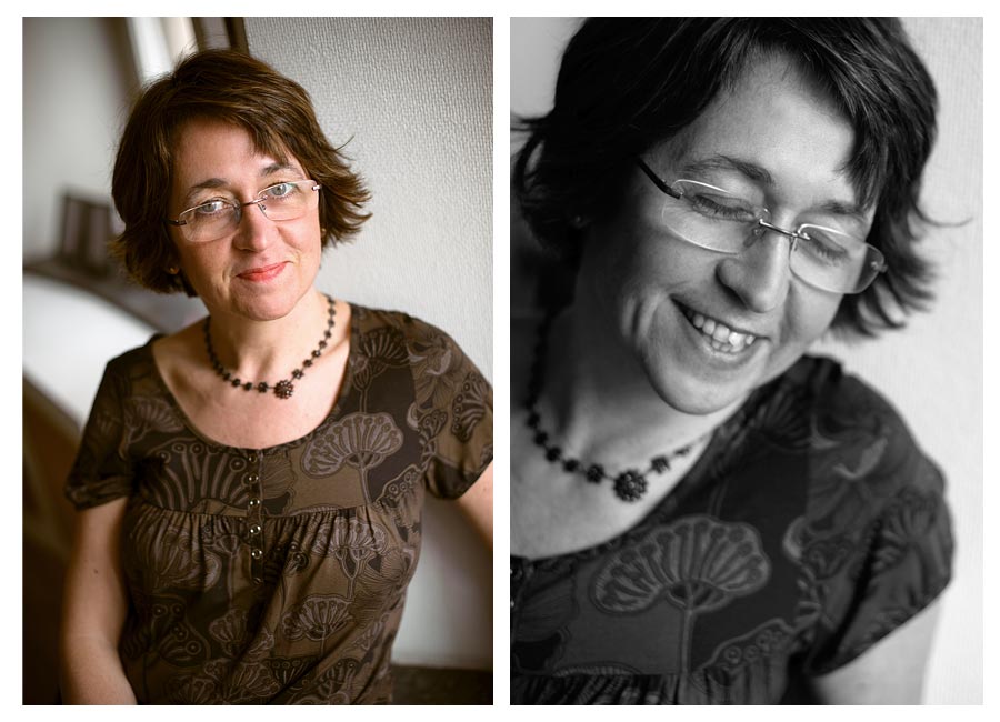 Författarporträtt, porträttfotografering med Kajsa Gordan. Fotograf Stefan Tell