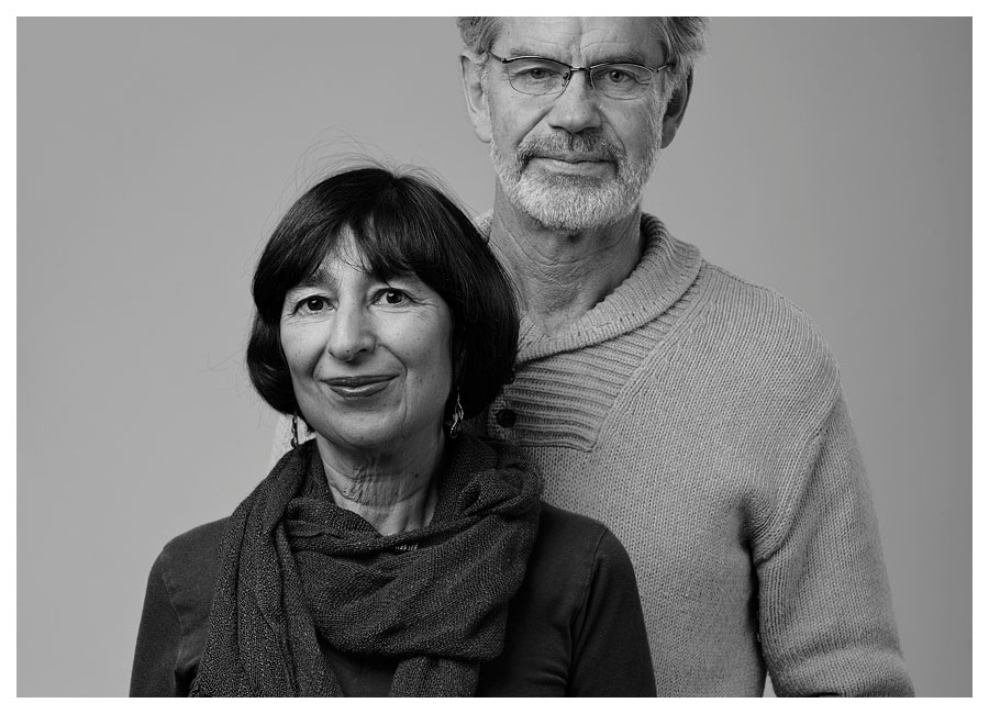 Författarporträtt porträttfotografering av Annika och Per Thor Författarporträtt porträttfotografering av Annika och Per Thor