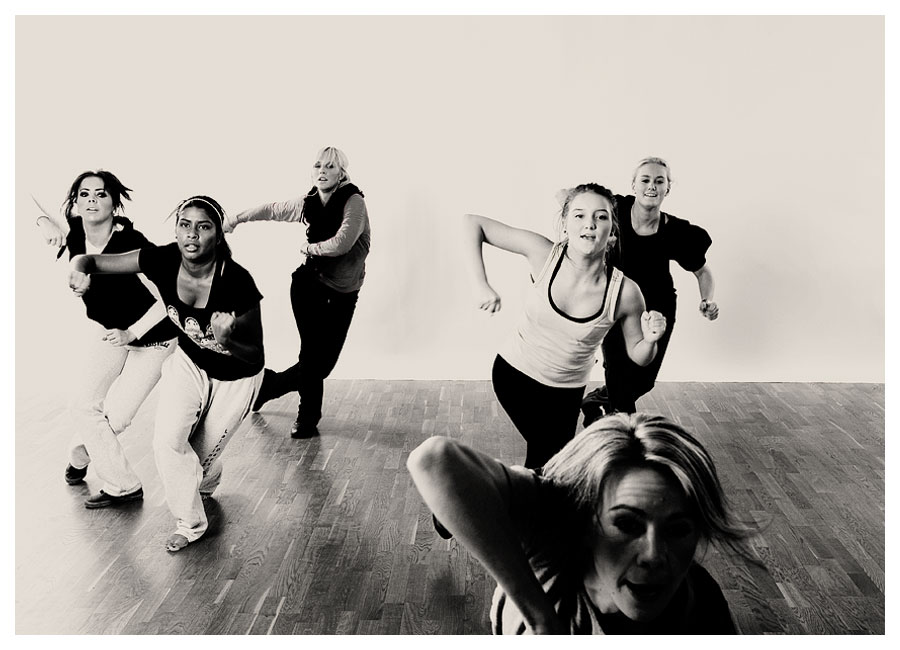 Fotografering av dansgrupp Fotografering av dansgrupp