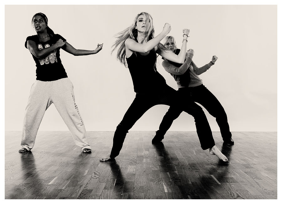 Fotografering av en dansklass hos C Style Fotografering av en dansklass hos C Style