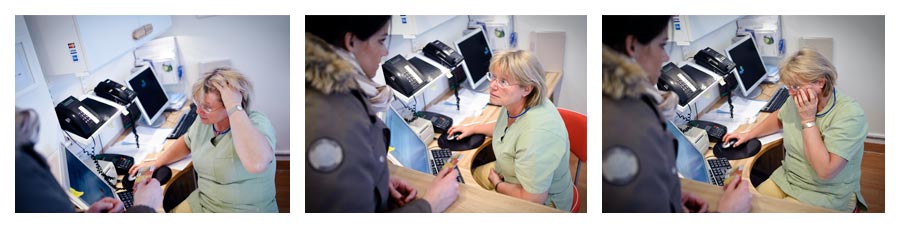 Reportagefoto i Dentalmagazinet. Tandläkare i Fruängen. Fotograf Stefan Tell