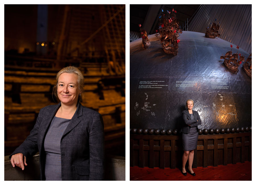 Marika Hedin - Författarporträtt av chefen på Vasamuseet. 2010. Fotograf Stefan Tell Marika Hedin - Författarporträtt av chefen på Vasamuseet. 2010. Fotograf Stefan Tell