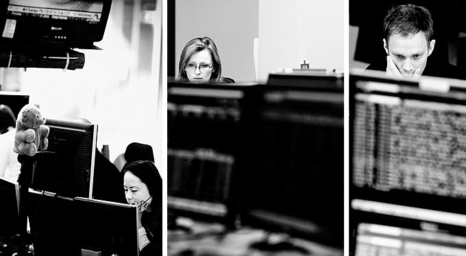 Nyhetsbyr&aring;n Direkt - bilder fr&aring;n deras kontor. Foto: Stefan Tell