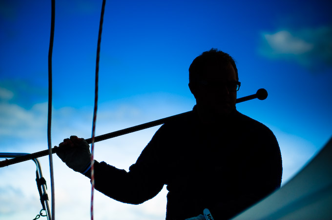 Silhuett av en kapten