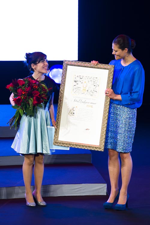 Isol-Astrid-Lindgren-Memorial-Award-2013-Stockholm-Crown-Princess-Victoria